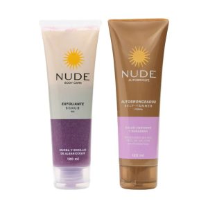 Kit Autobronceador Y Exfoliante Nude